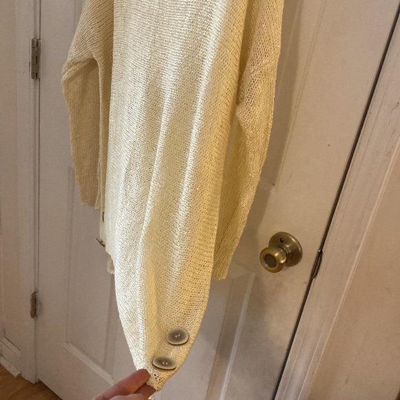 NWOT Ces Femme ivory/cream/off white sweater - Picture 2 of 9